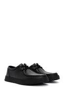 Male Black Lace-up Leather Casual Shoes | Derimod Male Black Lace-up Leather Casual Shoes | Derimod