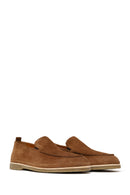 Erkek Taba Süet Deri Casual Loafer | Derimod Erkek Taba Süet Deri Casual Loafer | Derimod