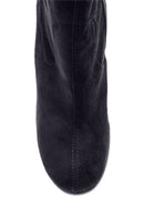 Women's Suede Heeled Boots | Derimod Women's Suede Heeled Boots | Derimod