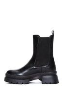 Women's Black Thick Soled Chelsea Boots | Derimod Women's Black Thick Soled Chelsea Boots | Derimod