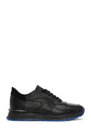 Erkek Siyah Bağcıklı Deri Casual Sneaker | Derimod Erkek Siyah Bağcıklı Deri Casual Sneaker | Derimod