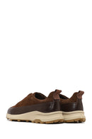 Erkek Kahverengi Kalın Tabanlı Deri Casual Sneaker | Derimod Erkek Kahverengi Kalın Tabanlı Deri Casual Sneaker | Derimod