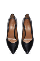 Kadın Siyah Deri Stiletto | Derimod Kadın Siyah Deri Stiletto | Derimod