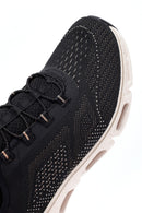 Skechers Kadın Siyah Glide Bağcıklı Kalın Tabanlı Kumaş Sneaker | Derimod Skechers Kadın Siyah Glide Bağcıklı Kalın Tabanlı Kumaş Sneaker | Derimod