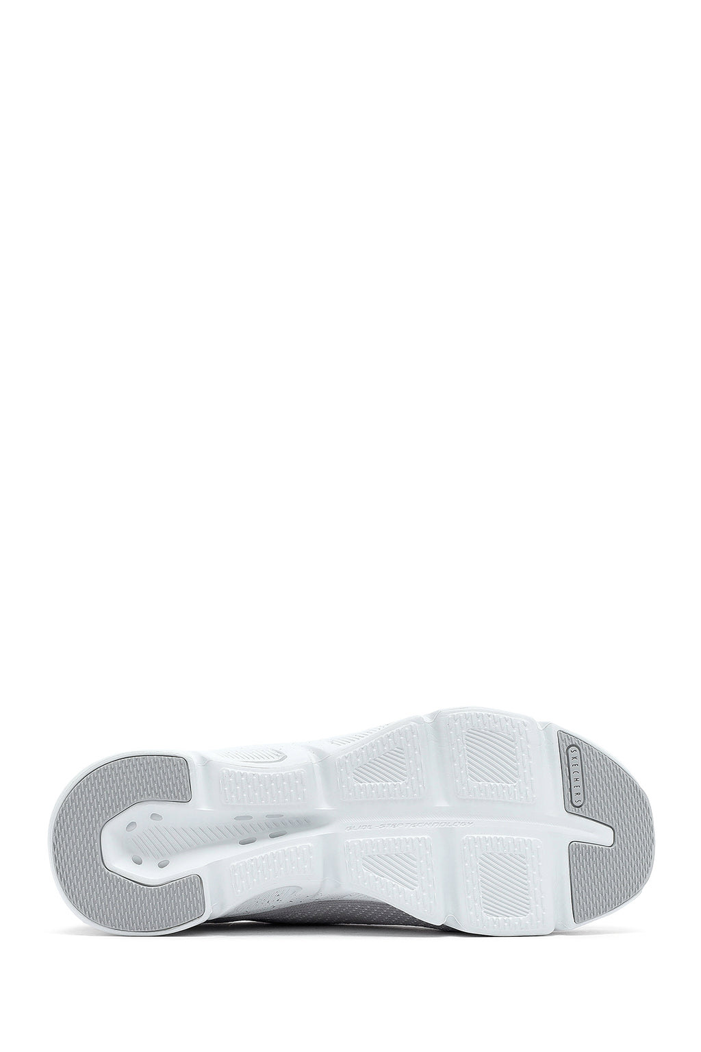Skechers Kadın Gri Glide Step Gratify Bağcıklı Kumaş Sneaker