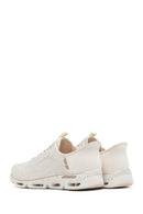 Skechers Kadın Bej Glide Step Gratify Bağcıklı Kumaş Sneaker | Derimod Skechers Kadın Bej Glide Step Gratify Bağcıklı Kumaş Sneaker | Derimod