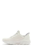 Skechers Kadın Beyaz Bobs B Flex - Fan Fav Kalın Tabanlı Kumaş Sneaker | Derimod Skechers Kadın Beyaz Bobs B Flex - Fan Fav Kalın Tabanlı Kumaş Sneaker | Derimod