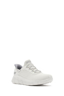Skechers Kadın Beyaz Bobs B Flex - Fan Fav Kalın Tabanlı Kumaş Sneaker | Derimod Skechers Kadın Beyaz Bobs B Flex - Fan Fav Kalın Tabanlı Kumaş Sneaker | Derimod