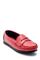 Kadın Kırmızı Loafer | Derimod Kadın Kırmızı Loafer | Derimod