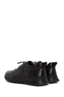 Derimod Fly Erkek Siyah Bağcıklı Deri Casual Sneaker | Derimod Derimod Fly Erkek Siyah Bağcıklı Deri Casual Sneaker | Derimod