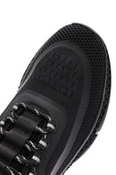 Derimod Zero Erkek Siyah Kalın Tabanlı Bağcıklı Kumaş Sneaker | Derimod Derimod Zero Erkek Siyah Kalın Tabanlı Bağcıklı Kumaş Sneaker | Derimod
