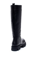 Women's Leather Thick Soled Boots | Derimod Women's Leather Thick Soled Boots | Derimod