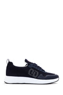 Derimod Zero Men's Navy Blue Lace-Up Thick Sole Sneaker | Derimod Derimod Zero Men's Navy Blue Lace-Up Thick Sole Sneaker | Derimod