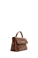 Women's Brown Long Strap Crocodile Patterned Handbag | Derimod Women's Brown Long Strap Crocodile Patterned Handbag | Derimod