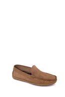 Erkek Vizon Süet Deri Loafer | Derimod Erkek Vizon Süet Deri Loafer | Derimod