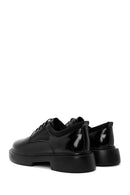 Male Black Lace-Up Thick-Soled Leather Casual Shoes | Derimod Male Black Lace-Up Thick-Soled Leather Casual Shoes | Derimod