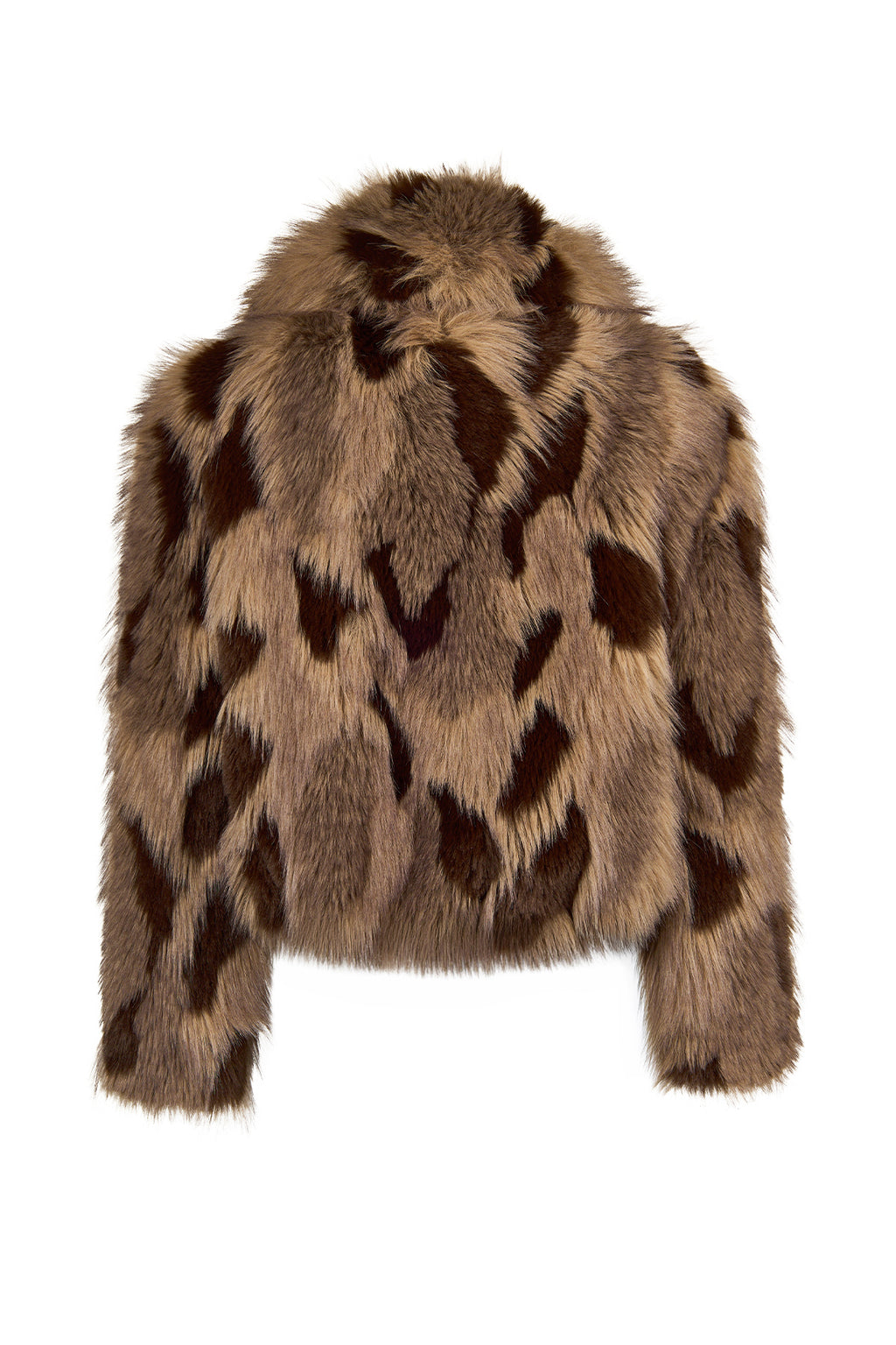 Nevada Kadın Kahverengi Oversize Kürklü Teddy Mont