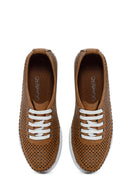 Women's Brown Laced Thick Soled Shoes | Derimod Women's Brown Laced Thick Soled Shoes | Derimod