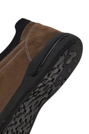 Erkek Taba Bağcıklı Nubuk Deri Casual Sneaker | Derimod Erkek Taba Bağcıklı Nubuk Deri Casual Sneaker | Derimod