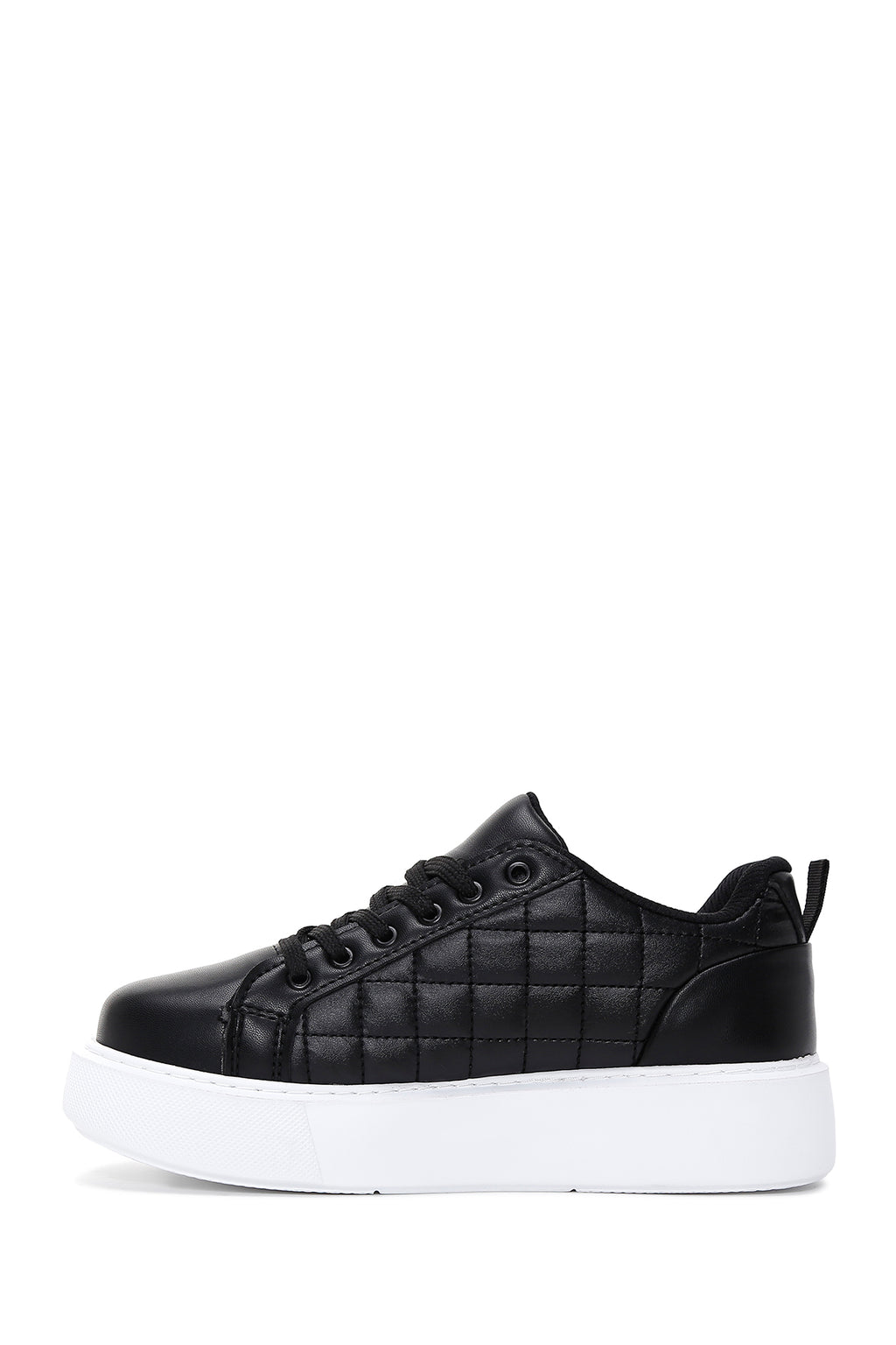 Kadın Siyah Kalın Tabanlı Sneaker