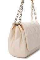 Women's Cream Quilted Shoulder Bag | Derimod Women's Cream Quilted Shoulder Bag | Derimod