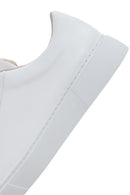Kadın Beyaz Bağcıklı Deri Sneaker | Derimod Kadın Beyaz Bağcıklı Deri Sneaker | Derimod