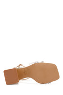 Women's Gold Ankle Strap Heeled Sandals | Derimod Women's Gold Ankle Strap Heeled Sandals | Derimod