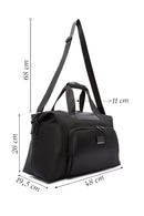 D-Pack Erkek Siyah Uzun Askılı Kumaş Seyahat Çantası | Derimod D-Pack Erkek Siyah Uzun Askılı Kumaş Seyahat Çantası | Derimod