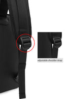 D-Pack Unisex Siyah Kumaş Sırt Çantası | Derimod D-Pack Unisex Siyah Kumaş Sırt Çantası | Derimod