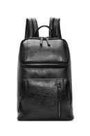 Men's Black Leather Backpack | Derimod Men's Black Leather Backpack | Derimod
