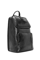 Men's Black Leather Backpack | Derimod Men's Black Leather Backpack | Derimod