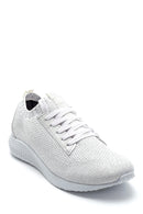 Kadın Beyaz Desenli Sneaker | Derimod Kadın Beyaz Desenli Sneaker | Derimod