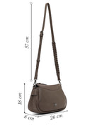 Women's Gray Long Strap Crossbody Bag | Derimod Women's Gray Long Strap Crossbody Bag | Derimod