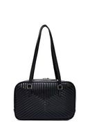 Women's Black Quilted Handbag | Derimod Women's Black Quilted Handbag | Derimod