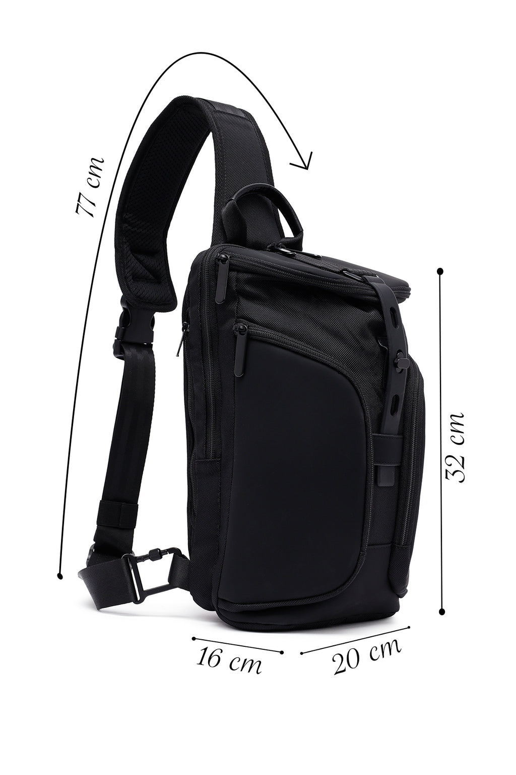 D-Pack Erkek Siyah Çapraz Çanta