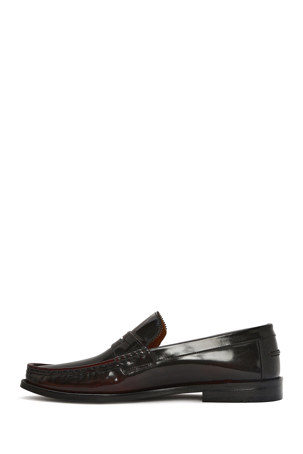 Erkek Bordo Deri Klasik Loafer
