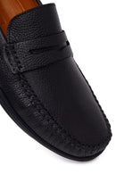 Erkek Siyah Deri Casual Loafer | Derimod Erkek Siyah Deri Casual Loafer | Derimod