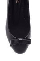 Women's Leather Bow Ballerina Ballet | Derimod Women's Leather Bow Ballerina Ballet | Derimod