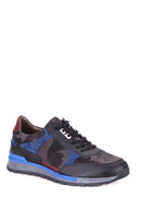 Camouflage Pattern Men's Leather Shoes | Derimod Camouflage Pattern Men's Leather Shoes | Derimod