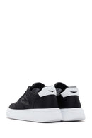 Alberto Guardiani Erkek Siyah New Era Kalın Tabanlı Deri Sneaker | Derimod Alberto Guardiani Erkek Siyah New Era Kalın Tabanlı Deri Sneaker | Derimod