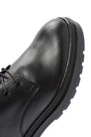 Men's Black Zippered Leather Casual Boots | Derimod Men's Black Zippered Leather Casual Boots | Derimod
