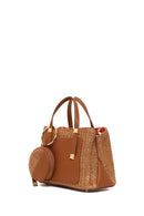 Woman Brown Long-Strap Mini Shoulder Bag | Derimod Woman Brown Long-Strap Mini Shoulder Bag | Derimod