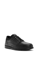 Male Black Lace-up Leather Casual Shoes | Derimod Male Black Lace-up Leather Casual Shoes | Derimod