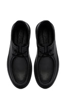 Male Black Lace-up Leather Casual Shoes | Derimod Male Black Lace-up Leather Casual Shoes | Derimod