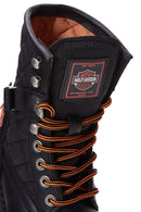Harley Davidson Women's Black New Worker Leather Combat Boots | Derimod Harley Davidson Women's Black New Worker Leather Combat Boots | Derimod