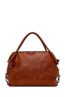 Woman Taba Casual Shoulder Bag | Derimod Woman Taba Casual Shoulder Bag | Derimod