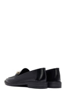 Kadın Siyah Tokalı Deri Maskülen Loafer | Derimod Kadın Siyah Tokalı Deri Maskülen Loafer | Derimod