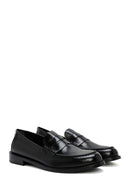 Kadın Siyah Deri Maskülen Loafer | Derimod Kadın Siyah Deri Maskülen Loafer | Derimod