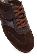 Kadın Kahverengi Mule Arkası Açık Süet Deri Sneaker | Derimod Kadın Kahverengi Mule Arkası Açık Süet Deri Sneaker | Derimod