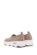 Derimod Zero Kadın Bej Kumaş Casual Sneaker | Derimod Derimod Zero Kadın Bej Kumaş Casual Sneaker | Derimod